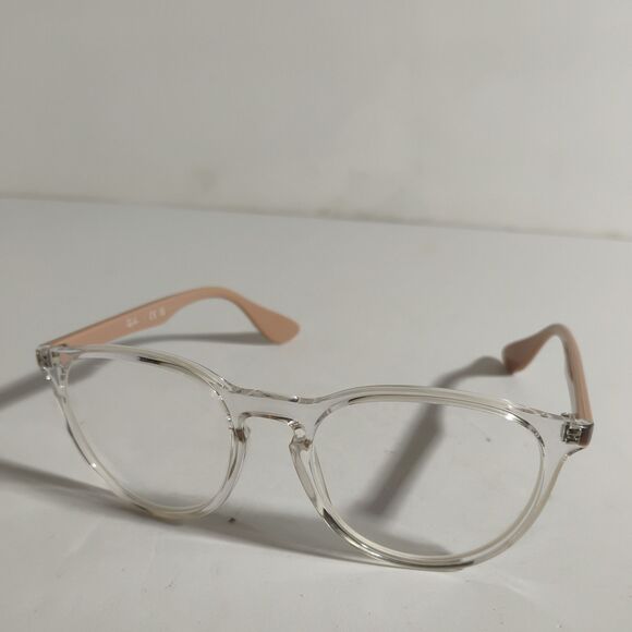 RAY-BAN RB 7046 5953 TRANSPARENT BEIGE AUTHENTIC EYEGLASS 51-18 Frames Only main image 5